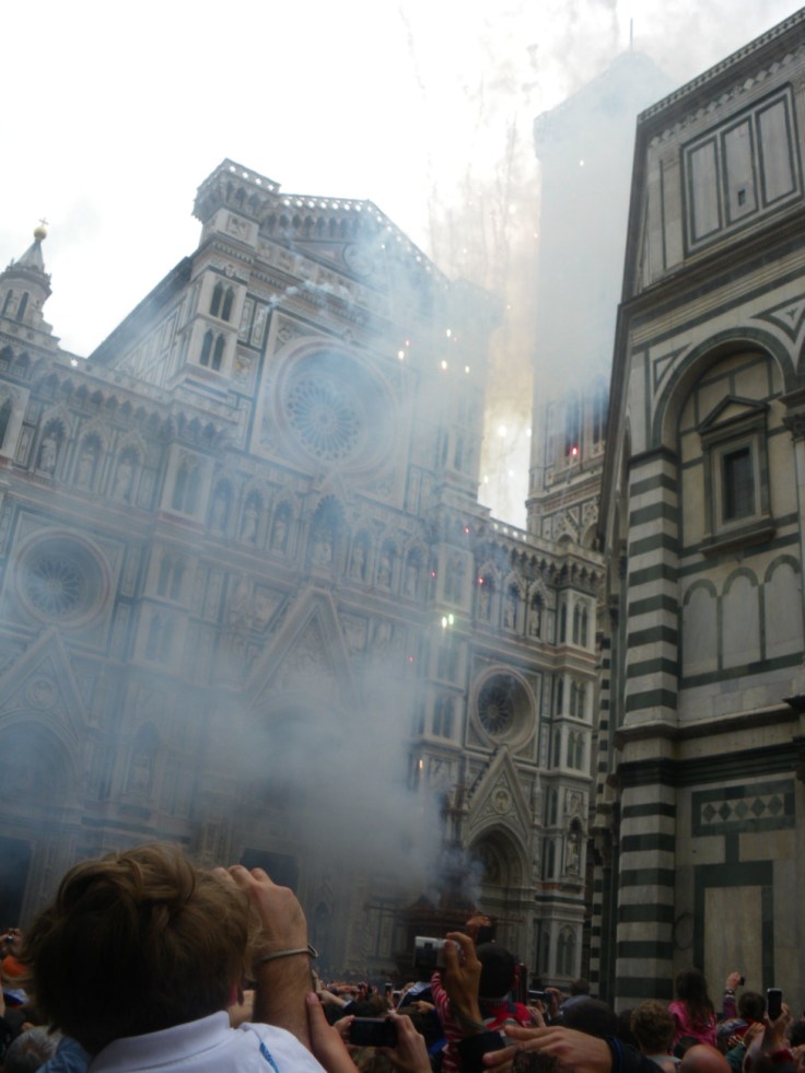 scoppio del carro Firenze : l'explosion du charriot à Florence