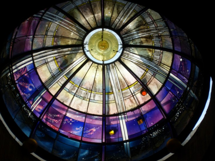 Oeil de la coupole de la basilique Sainte-Marie-des-Anges-et-des-Martyrs, Rome